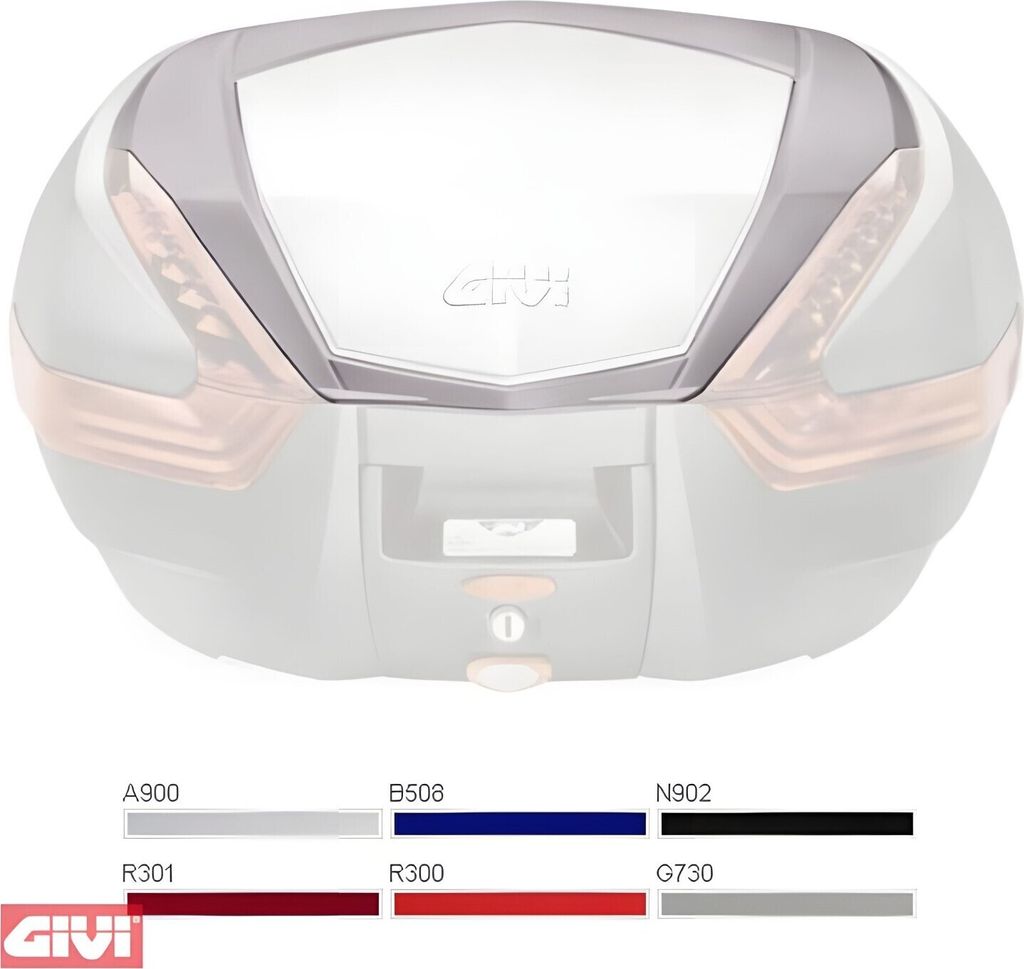Cover GiVi für V47 / V56 Ferrari-rot lackiert
