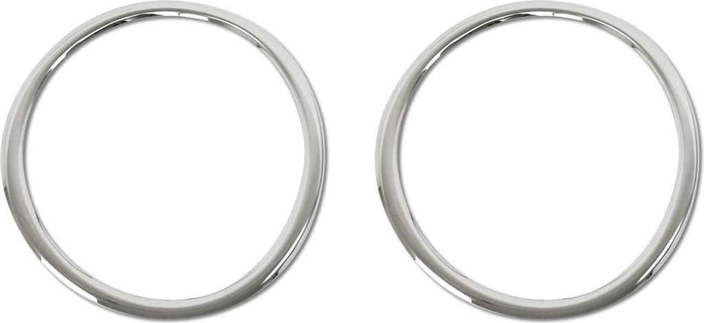 Schalterrahmen Blende für Smart ForTwo 451 2009-2014 Edelstahl Chrom 2tlg