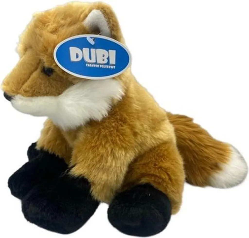Peluche Renard 26cm assis 10021 - Doudou roux ultra souple pour enfant