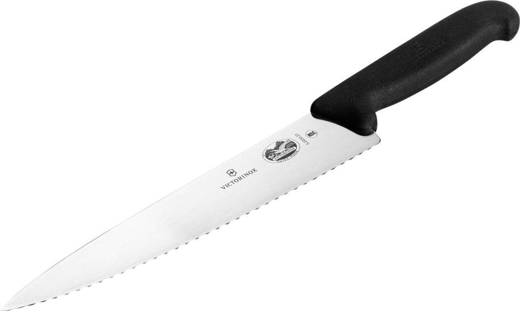 Victorinox Fibrox Tranchiermesser 22 cm Wellenschl