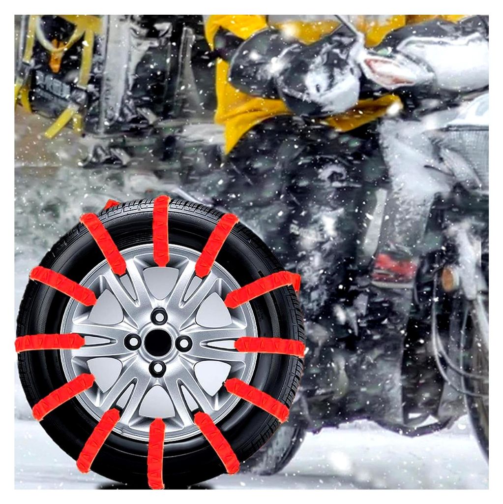 Anti-Kette für Motorräder – Reifen-Traktionskette für Winterfahrten