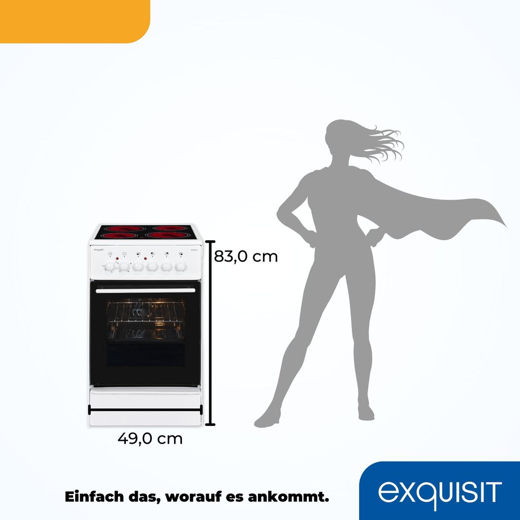 Exquisit ECM 5-4 Kuchenka elektryczna | szkło ceramiczne | Zdjęcie produktu 8