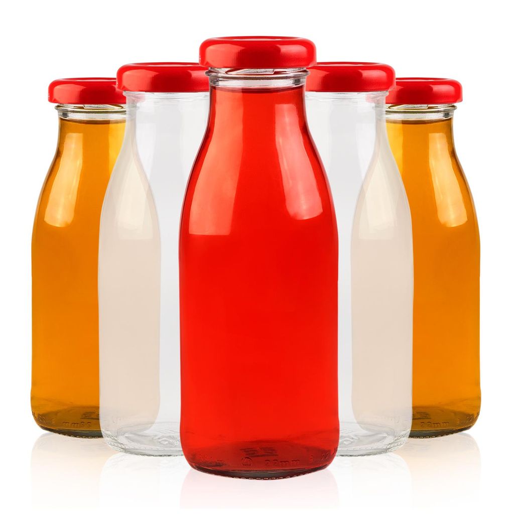 SuperButelki - 5x Butelka szklana SOK 250ml, na soki, Zdjęcie produktu 