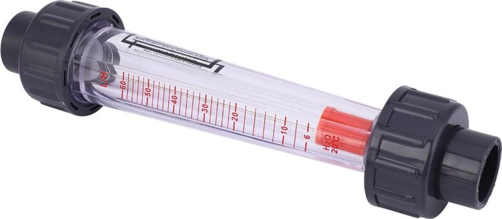 LZB-15(D) Kunststoffrohr-Durchflussmesser, Flüssigkeitsdurchflussmesser, hohe Genauigkeit, alkali- und säurebeständig, 6-60 l/h