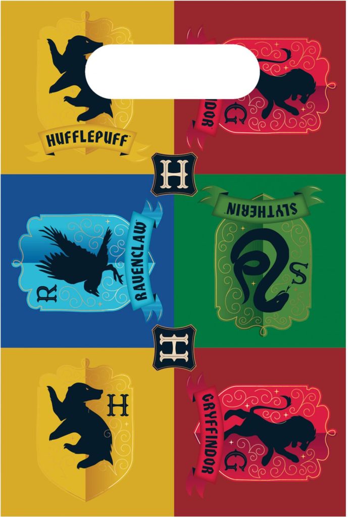 8 Zauberschule Hogwarts Geschenktüten Produktbild 