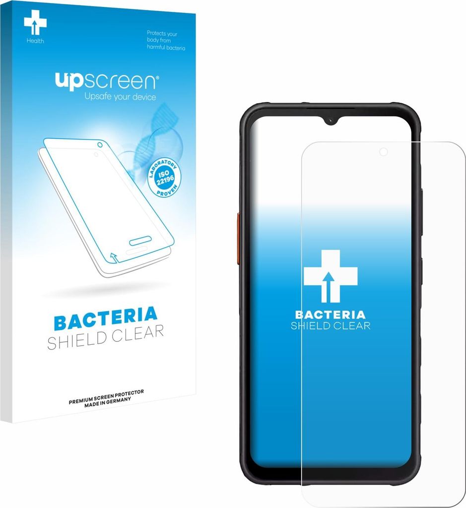 upscreen Schutzfolie für Samsung Galaxy XCover 7 Pro Displayschutz Displayschutzfolie Folie Klar antibakteriell