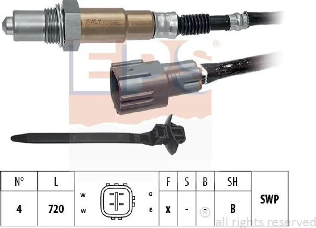Sonde lambda EPS 1 998 539 d'origine pour Mazda CX-5 PYFB1886Z