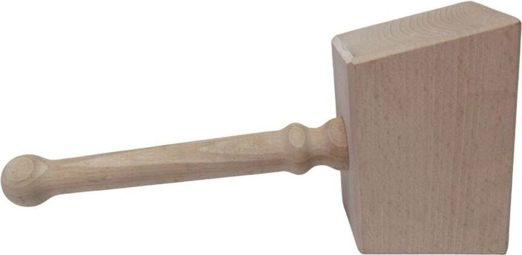 Holz Hammer Schreiner Klüpfel Klopfholz Holzklüpfel Tischler stabilem Hartholz Groß
