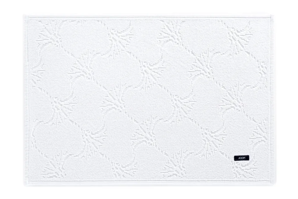 Tappeto da bagno JOOP! NEW CORNFLOWER 50 x 70 cm bianco