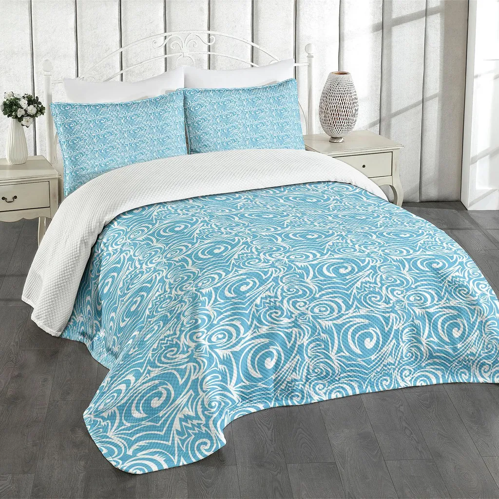 Set Letto ABAKUHAUS Boho-Chic | Illustrazione Balinese 264x220 cm