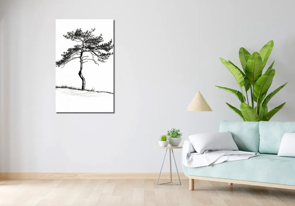 Image Grand Format 60x100 cm Pin Solitaire - Impression Haute Qualité