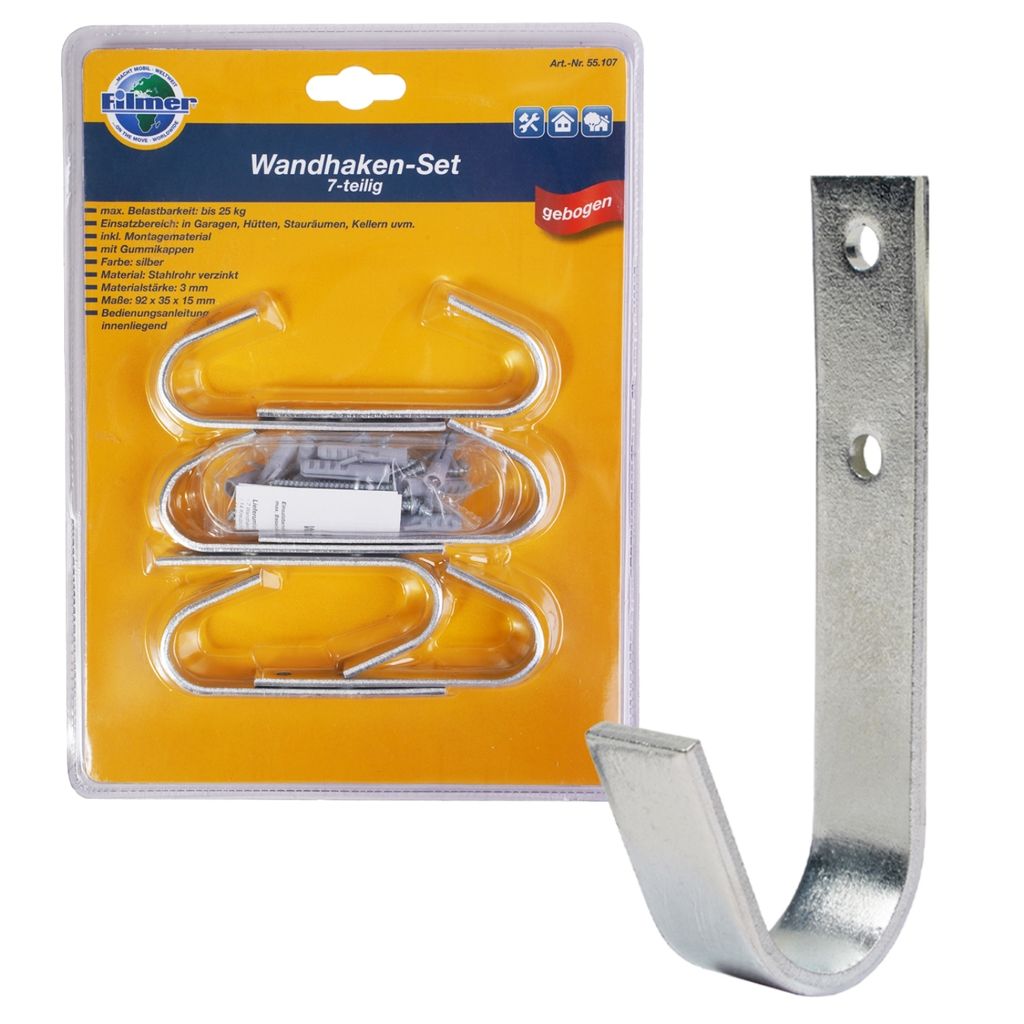 DEMA Forsthaken Light – Universalhaken Aus Metall, 25cm, Rot, Für Wald & Garten