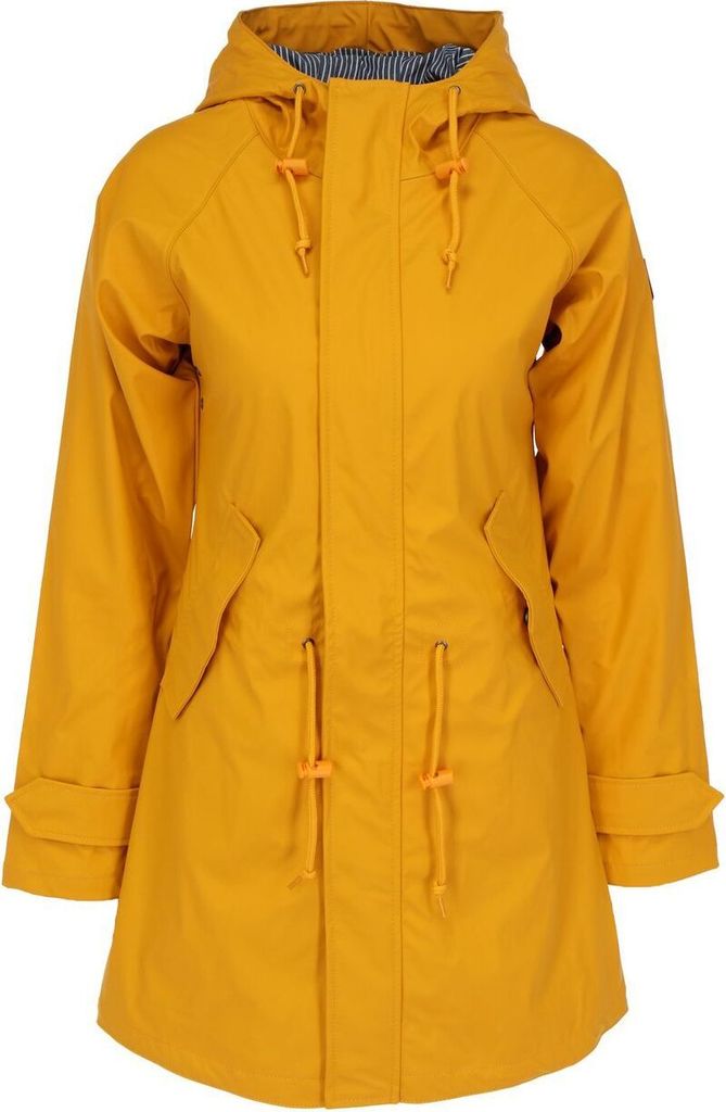 DERBE FRIESE TRAVEBY FISHER Damen Regenmantel Yellow 38