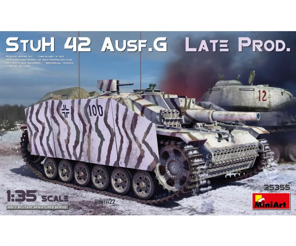 MiniArt 1:35 StuH 42 Ausf G char blindé allemand maquette plastique