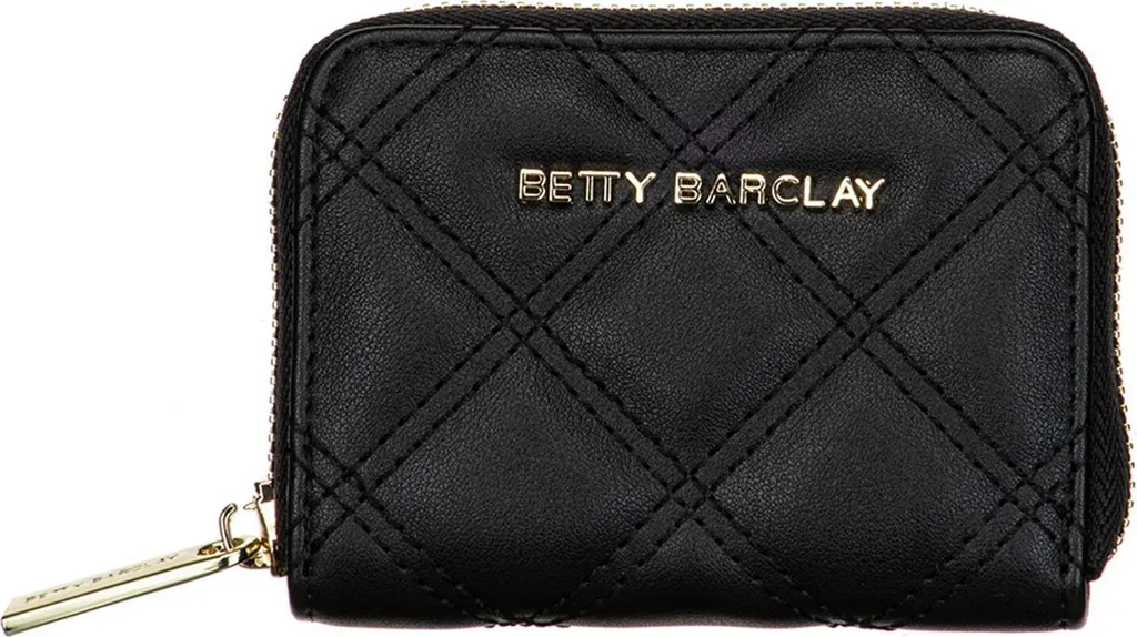 Porte-monnaie Tout-en-un pour Femme, Compagnon Zippé Noir Chic