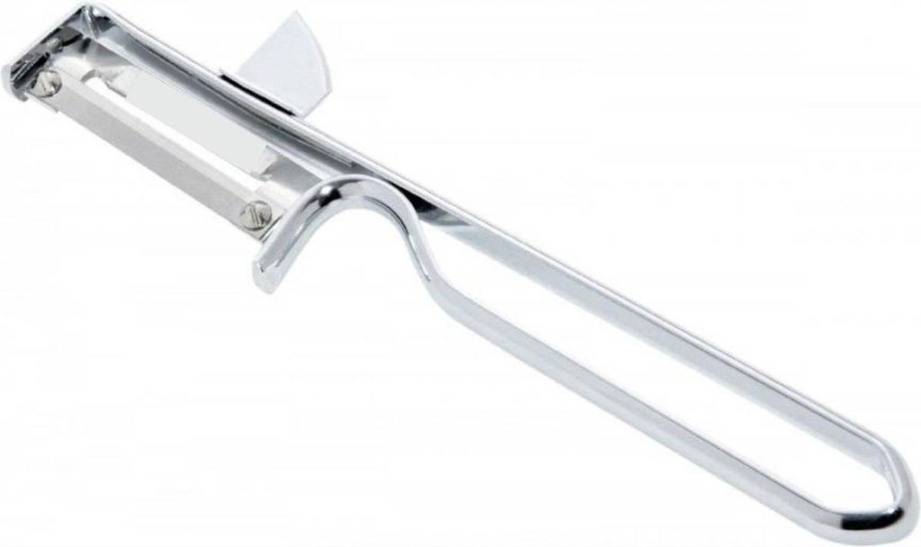 Jumadas - Schäler - Silber - Edelstahl - Kartoffelschäler - Für Obst - Gemüse - Kartoffeln - Spargel - Äpfel - Gurken