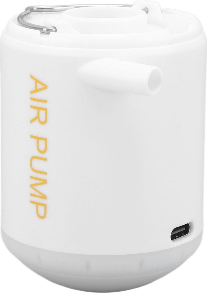 Luftpumpe Leistungsstarkes Aufblasen und Entleeren Wiederaufladbare Batterie Vielseitig Tragbare Mini-Luftmatratze Pumpe für Camping Wandern