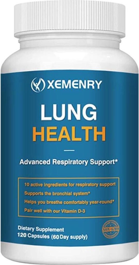 Lung Health (120 Kapseln) Nahrungsergänzungsmittel, Lunge, Produktbild 