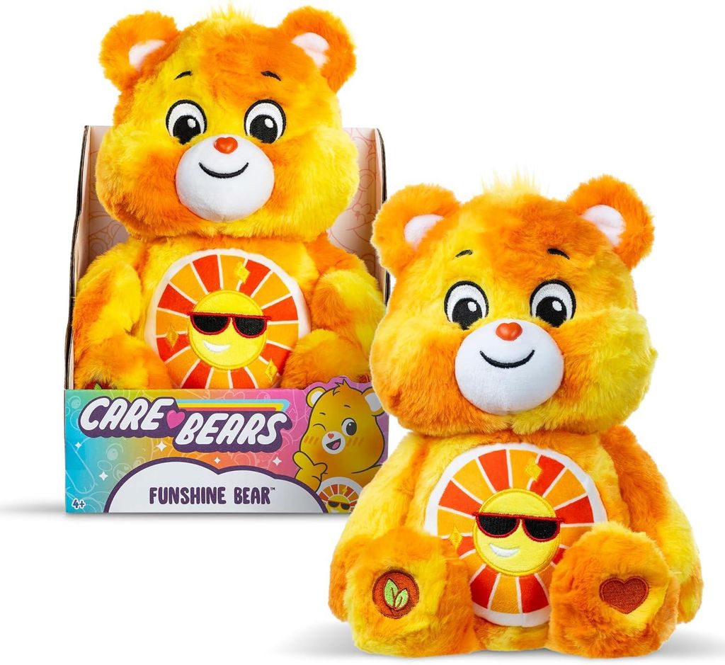 Care Bears Kuscheltier Spielzeug Colour Splash Funshine Bear 35cm