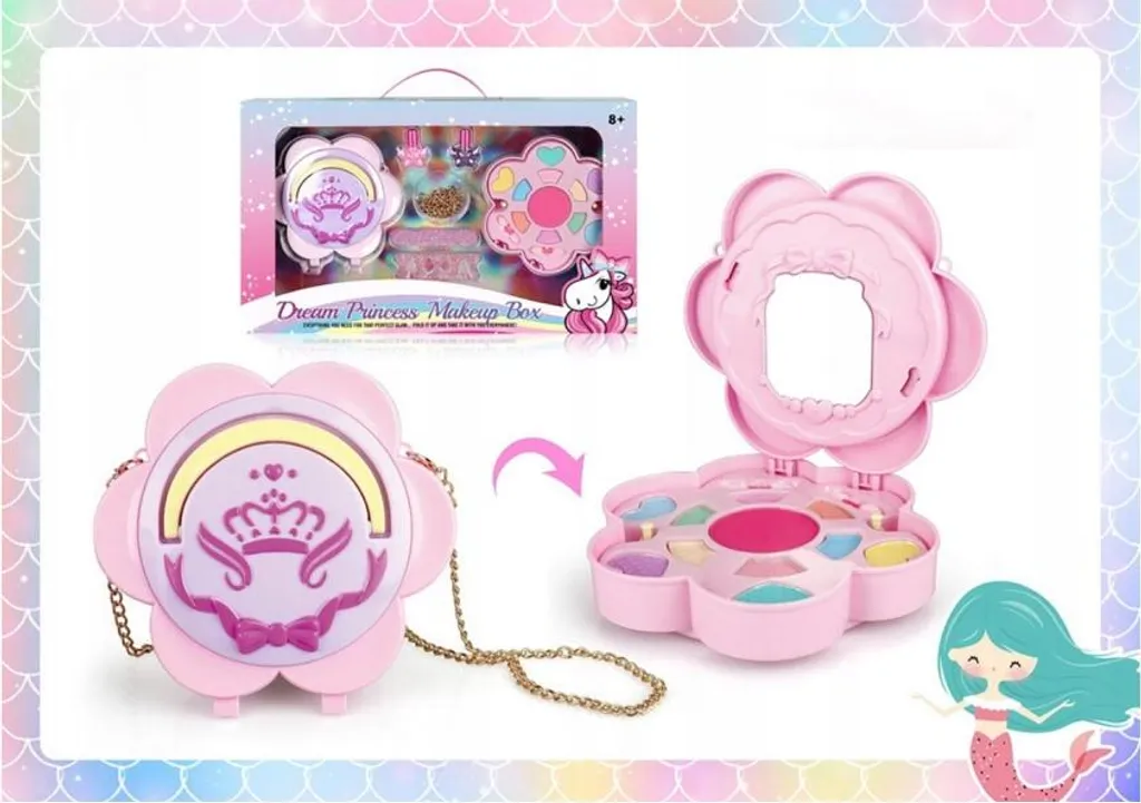 Set cosmétiques à peindre pour enfants avec sac de transport 46x28x7cm