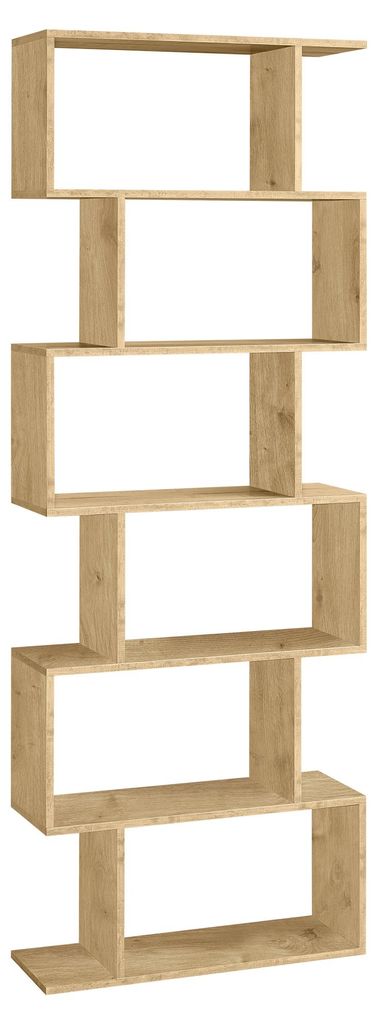 Étagère - Leobert - Chêne Artisan - 70 X 24 X 190 Cm Image du produit 