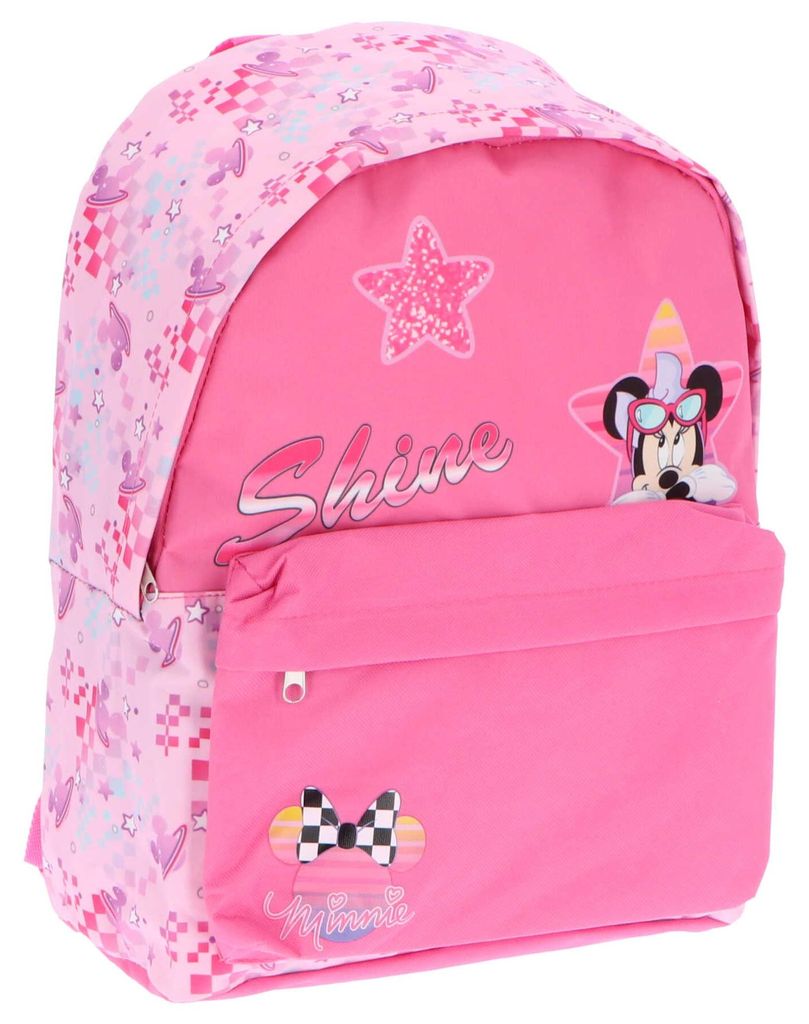Disney Minnie Mouse Rucksack mit Fächern Praktische Tasche Produktbild 