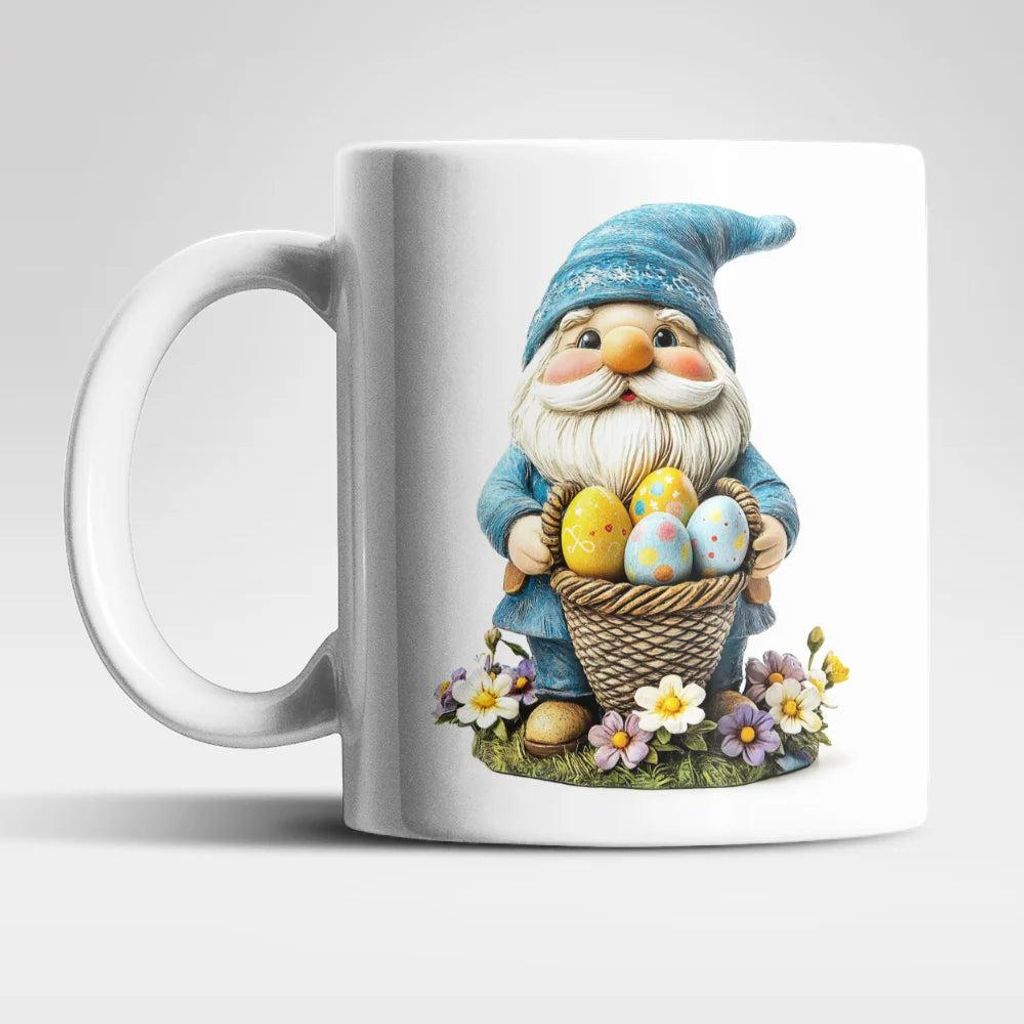 Ostern Gnom Ostereier Kaffeetasse Teetasse Tasse Produktbild 
