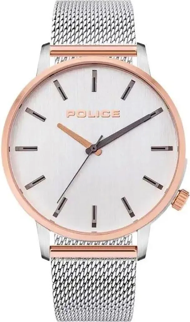 Police Marmol PL15923JSTR.04MM Orologio Uomo Acciaio Mesh Silver
