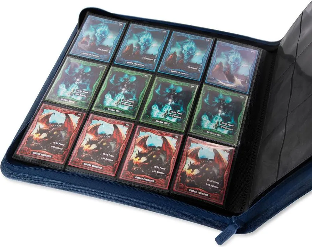 Zipfolio 480 Ultimate Guard Bleu : Rangement Xenoskin avec Fermeture - 9