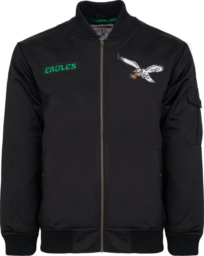 M&N Heavyweight Bomber Jacke NFL Philadelphia Eagles - S