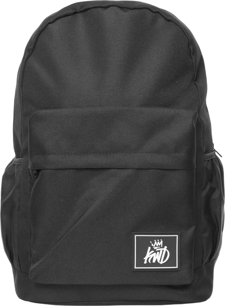 Sac à dos urbain noir avec pochette avant Kings Will Dream