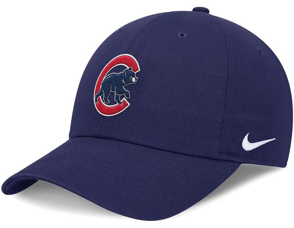 Nike Mlb Chicago Cubs Club Unstructured Kappe Blau M-L Blau M-L