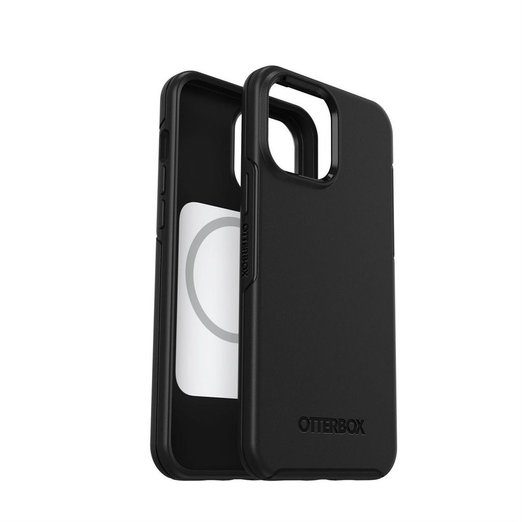 OtterBox Symmetry Series+ Hülle für Apple iPhone 13 Pro Max, iPhone 12 Pro Max Smartphone - Schwarz - Sturzsicher, Anitbakteriell, Stoßfest - Po...