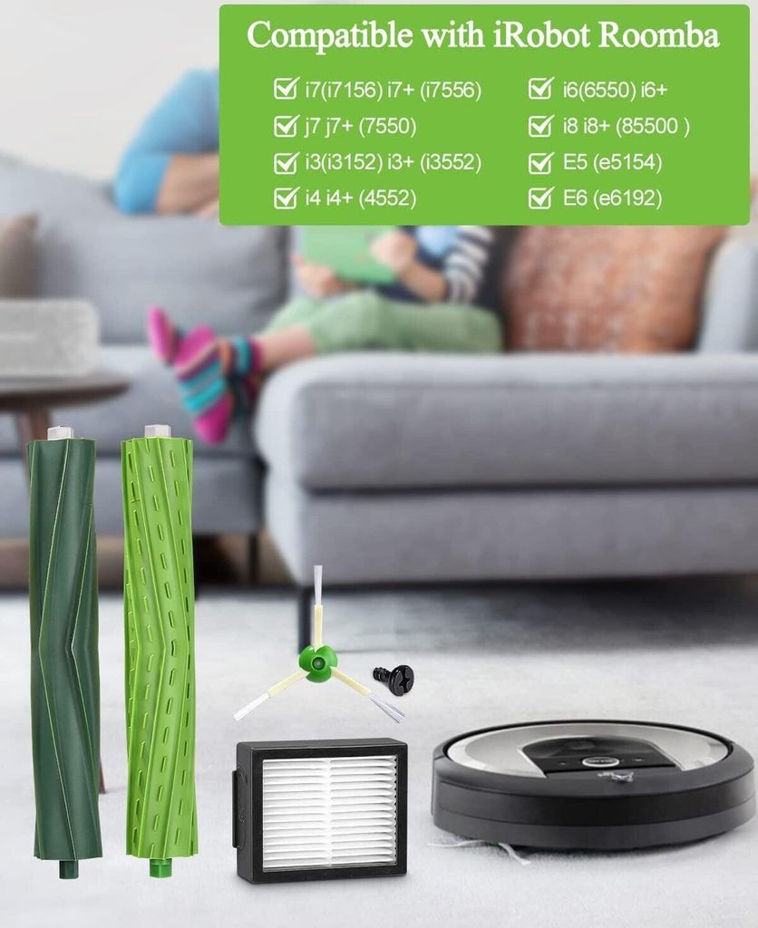Ersatzteile für iRobot Roomba E6 i7+ i3+ i4+ i6+ j7+ Ersatzzubehörsets