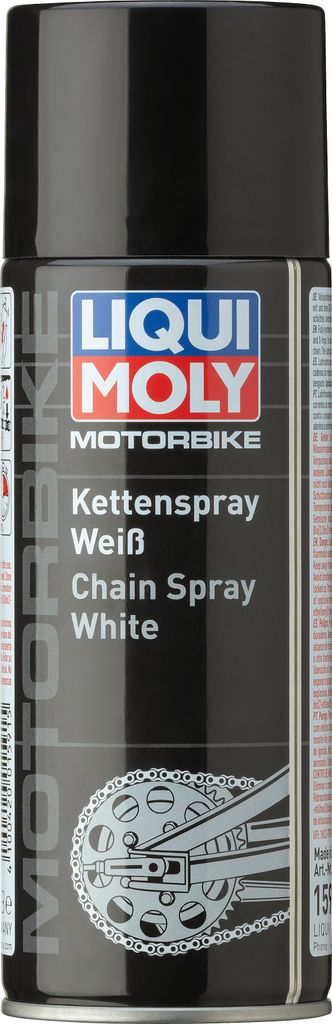 Liqui Moly Motorbike Kettenspray weiß 400 ml Produktbild 