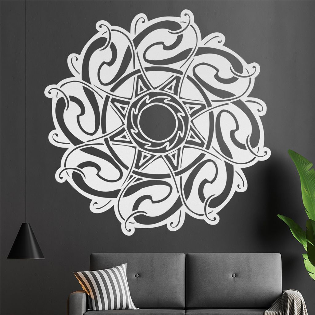 keltische Knoten Wandtattoo in 6 Größen - Wandaufkleber Wall Sticker - Dekoration, Küche, Wohnzimmer, Schlafzimmer, Badezimmer