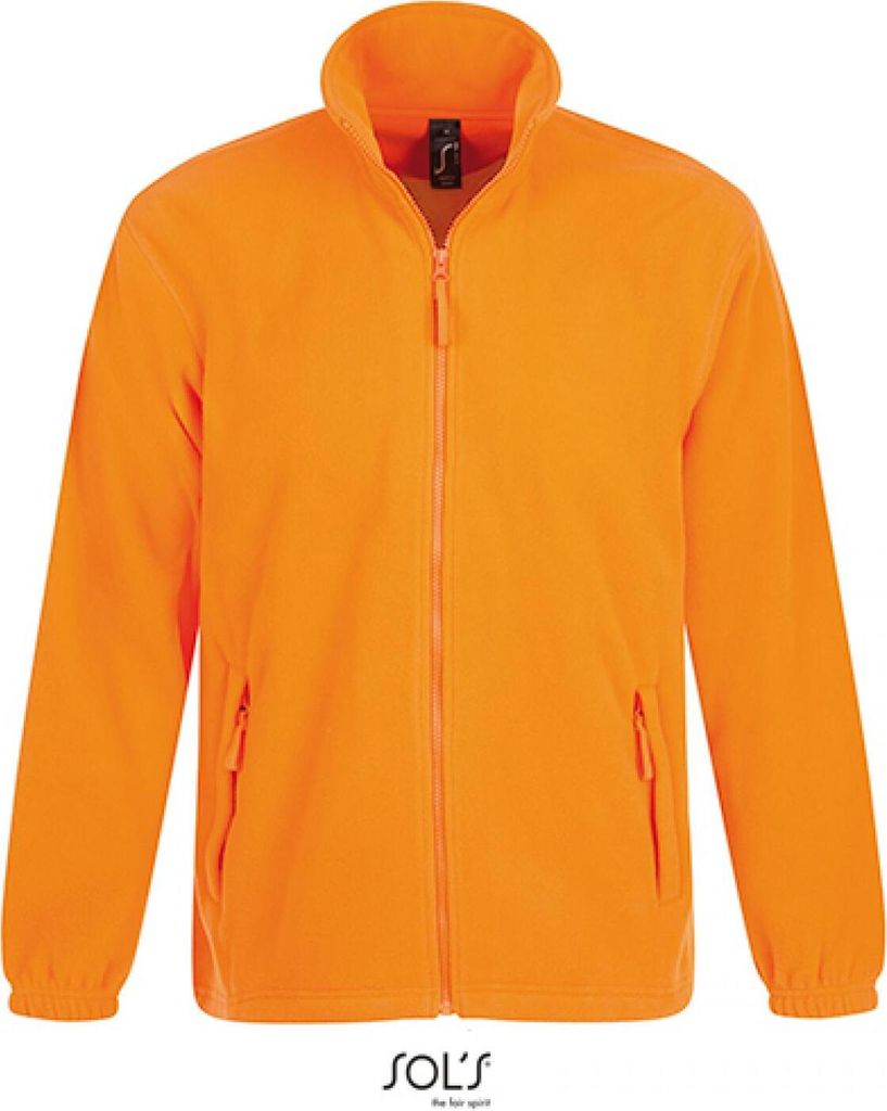 SOLs 55000 | Fleecejacket North / Herren Jacke bis 5XL - Farbe: Neon Orange - Größe: XXL