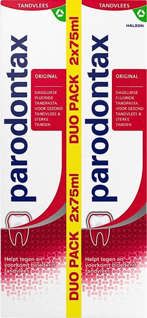 Parodontax Zahnpasta – Original Daily Formula – Gegen Zahnfleischbluten – 2 x 75 ml - 1 Stück