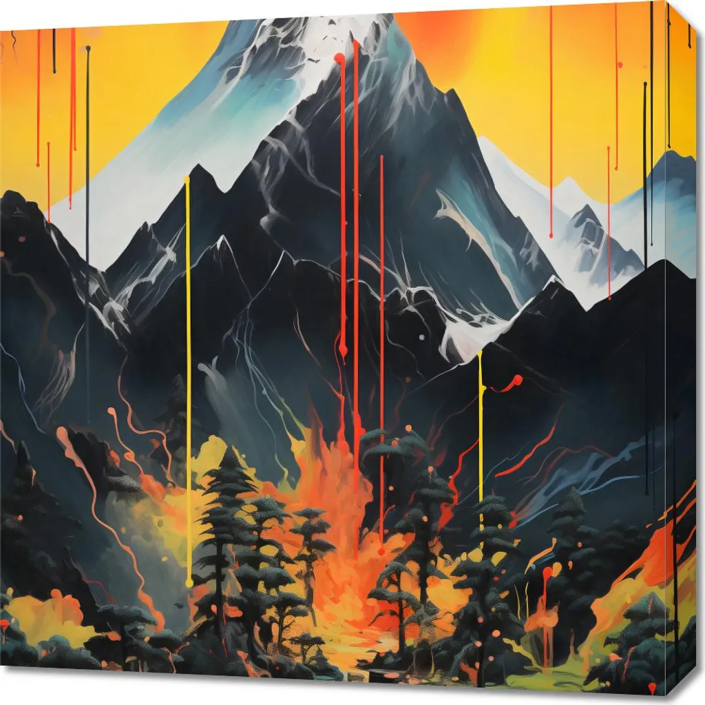 Quadro 60x60 Alchimia di Montagna: il Must-Have per il tuo Living