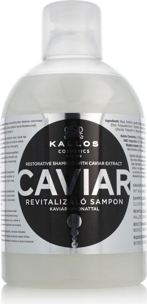 Kallos Caviar Restorative Hair Shampoo 1000 ml Immagine del prodotto 