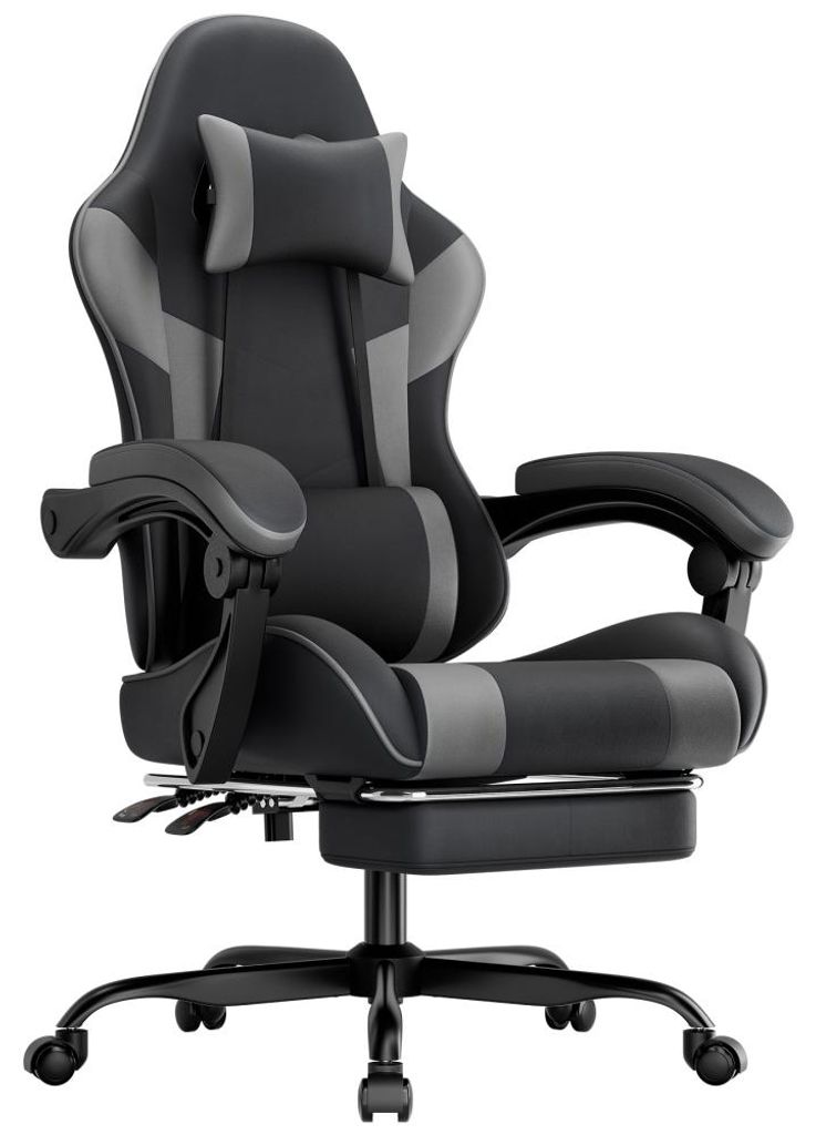 Gaming Stuhl Ergonomisch Verstellbar Kunstleder Bürostuhl Produktbild 