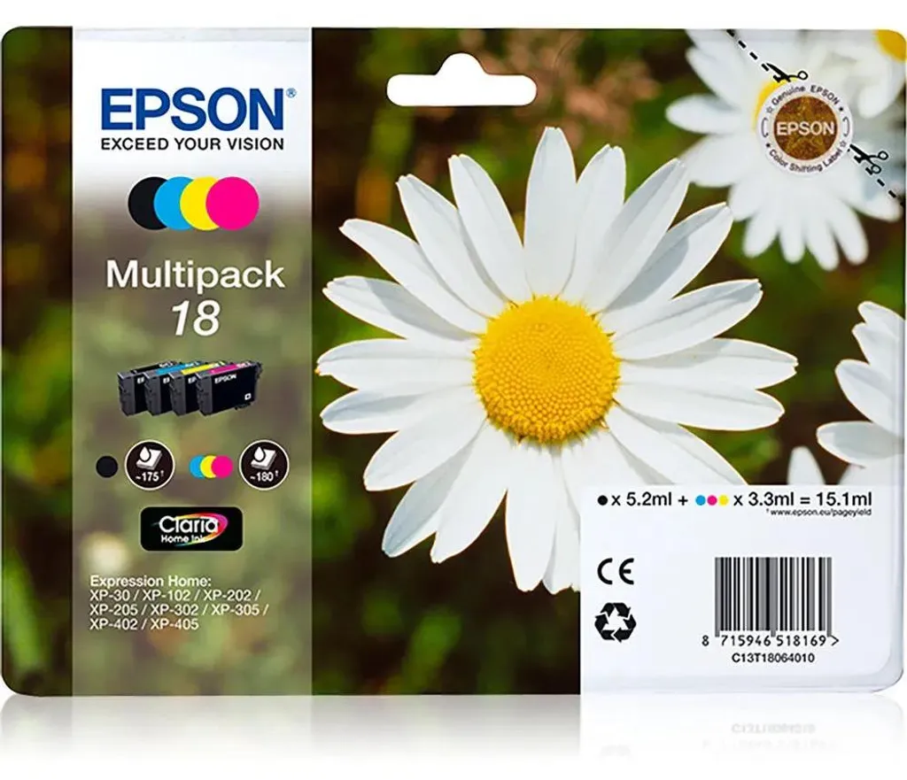 Epson Multipack Pâquerette 18 cartouches d'encre Claria Home d'origine