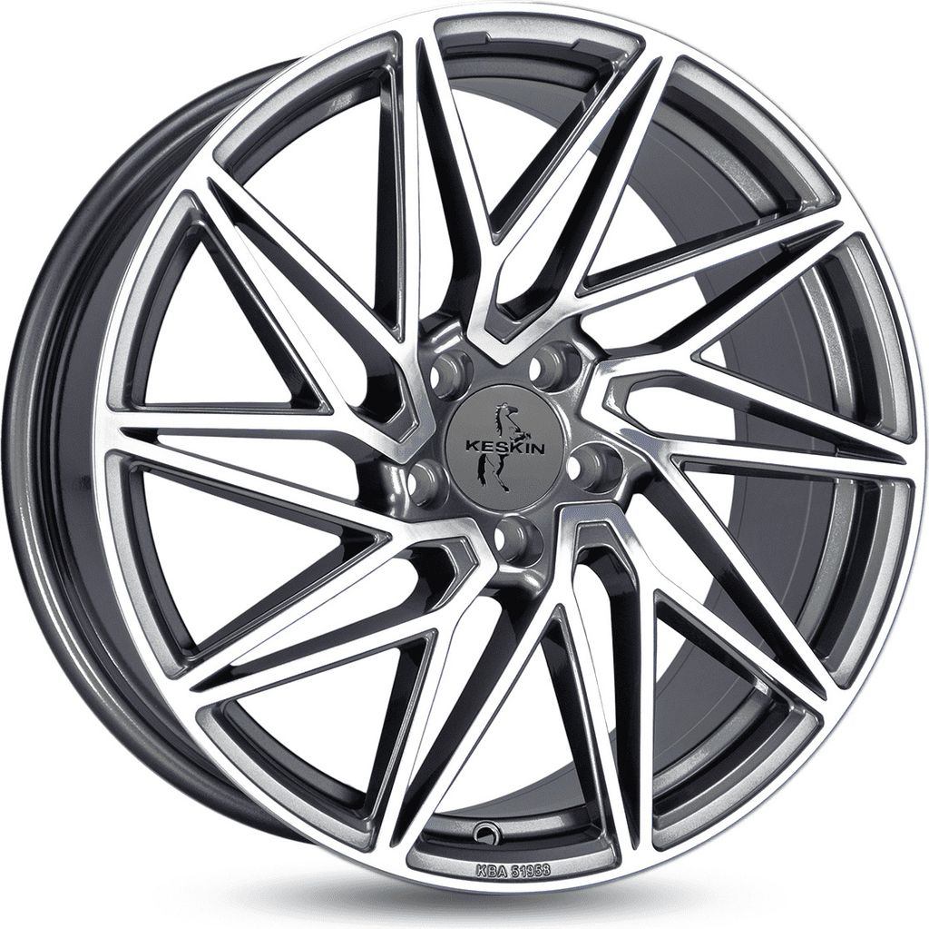 18 Zoll KESKIN KT20 5x112 ET45 Alufelgen PALLADIUM FRONT POLISH