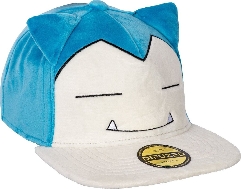 Cappello unisex in peluche Pokémon Relaxo blu/bianco Immagine del prodotto 