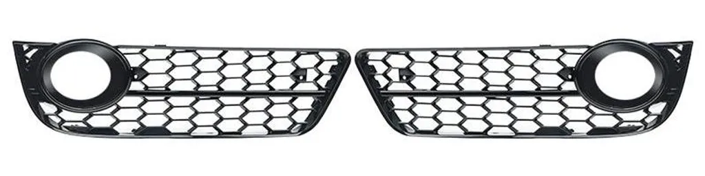Cache antibrouillard pour Audi A5 pack de 2 grilles de calandre en ABS