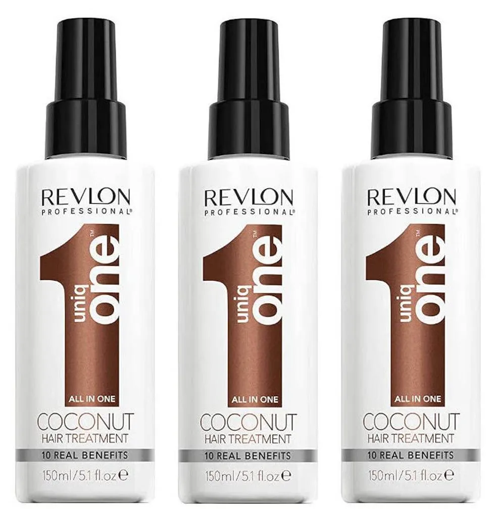 Revlon Uniq One Coconut 10 en 1 Soin Sans Rinçage Triple Pack 150 ml