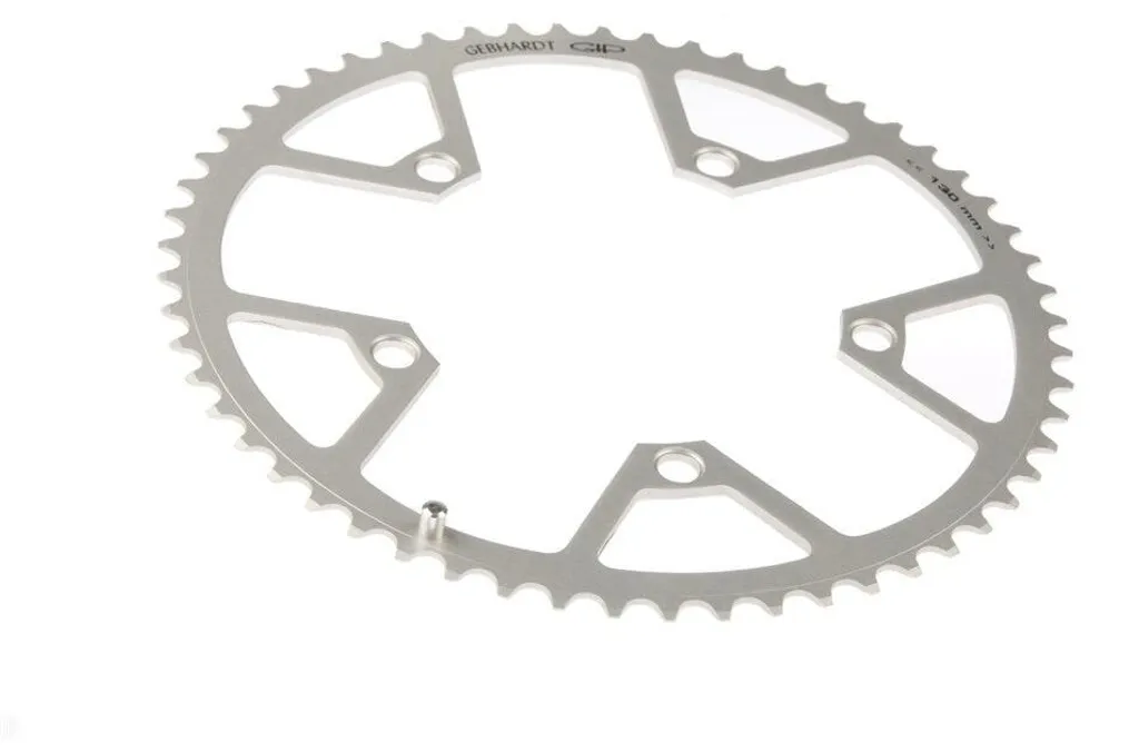 Plateau Gebhardt 47t argenté 130mm pour vélo de route et urbain chic