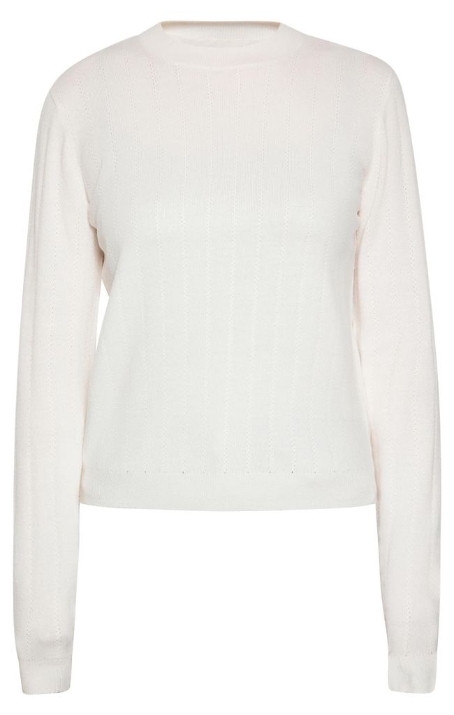 ALBEE damen strickjacke - wollweiss, L