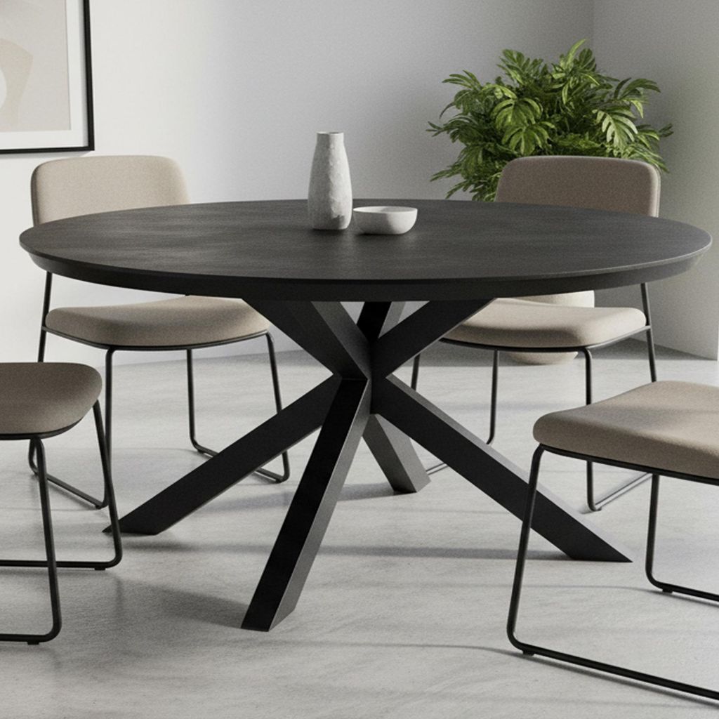 riess-ambiente Runder Outdoor Esstisch GALAXY 120cm Produktbild 