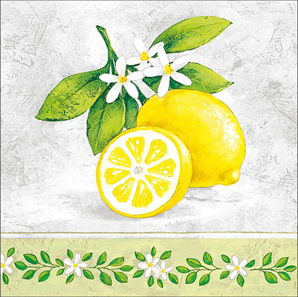 Ambiente Servietten "Lemon Branch"
